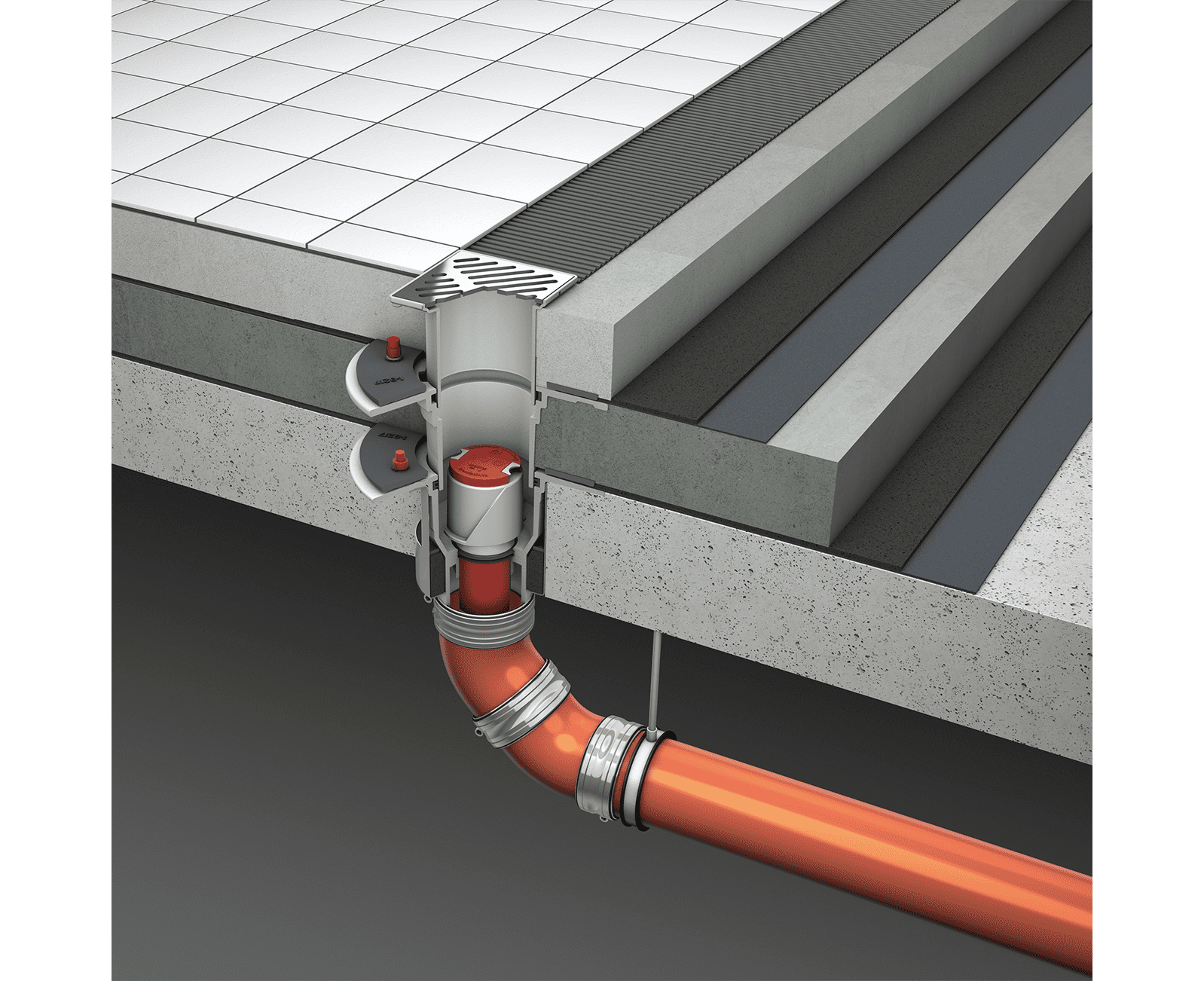 Industrigulvafløb & render