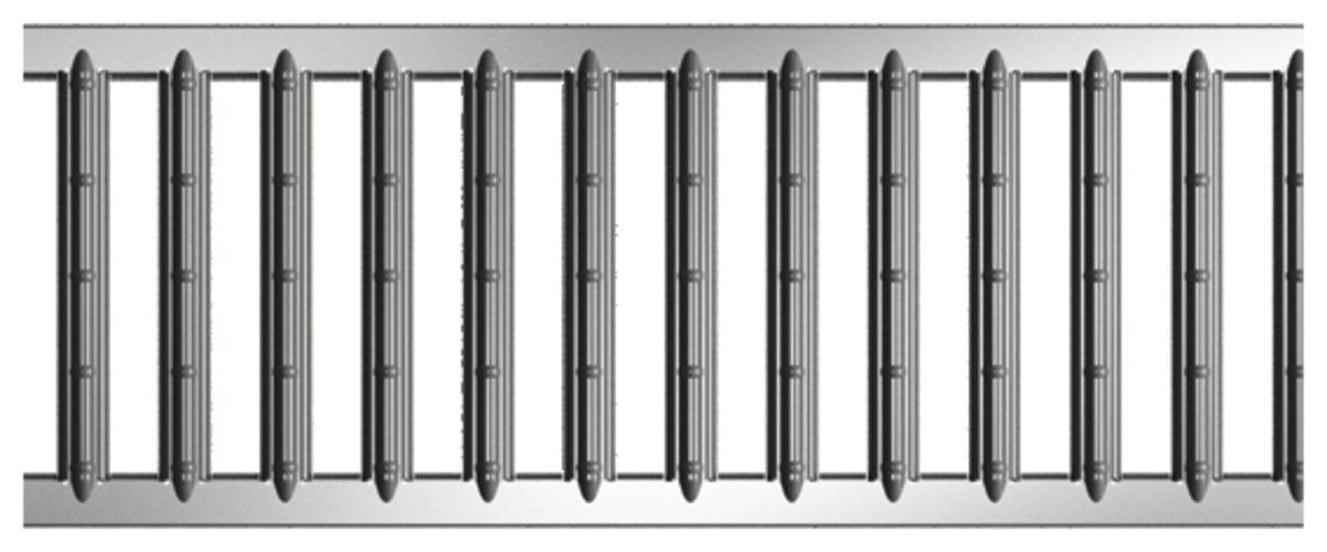 Spalterist Galvaniseret