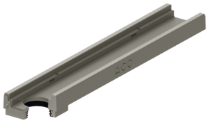 Rende uden indbygget fald, 1000 mm