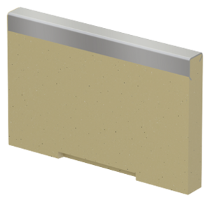 Lukket endegavl til lavprofilrende