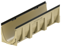 Rende med indbygget fald, 1000 mm