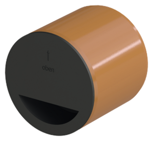 Vandlås til indløbsdel