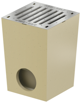 Med galvaniseret rist