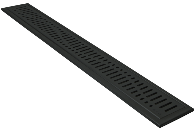 ACO Gulvafløb, farvede ShowerDrain mat sort