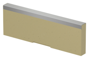 Lukket endegavl til lavprofilrende