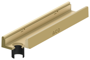 Rende uden indbygget fald, 1000 mm