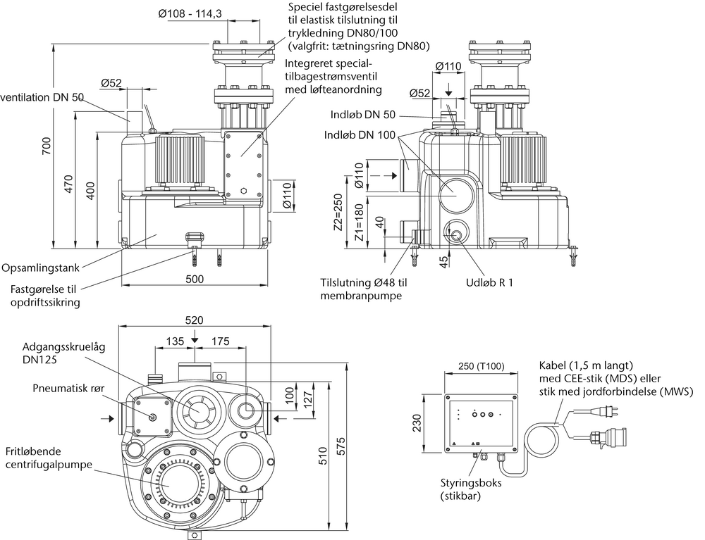 Tegning Muli Star Mdp1 Mwp1