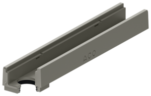 Rende uden indbygget fald, 1000 mm