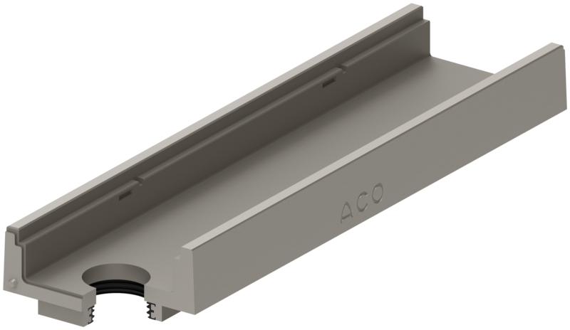 Deckline P 200 BH 100 Channel 1000 Mm With LLD DNOD110  Cutout Grey 152168 Gross