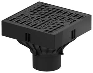 Med galvaniseret rist