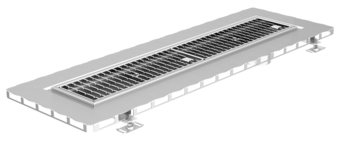 P-dæk Rustfrit Stål Render