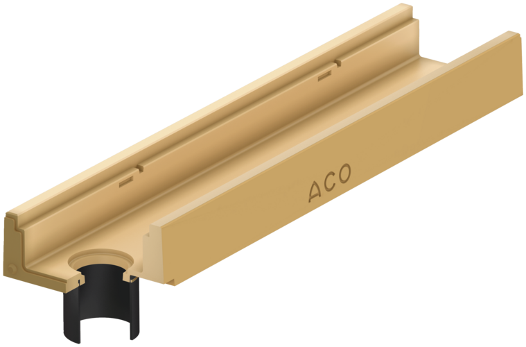 Rende U Indbygget Fald 1000mm