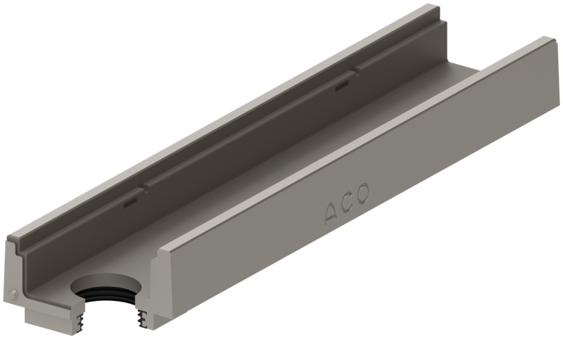 Deckline P 150 BH 100 Channel 1000 Mm With LLD DNOD110  Cutout Grey 152162 Gross