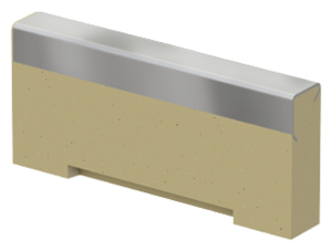 Lukket endegavl til lavprofilrende