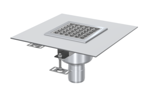 P-dæk Afløb Rustfrit Stål