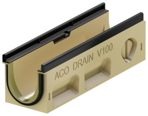 Rende uden indbygget fald, 500 mm