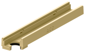 Rende uden indbygget fald, 1000 mm