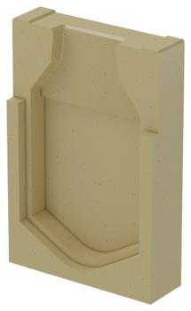 Endegavl til afløbsrende