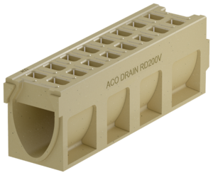 Rende uden indbygget fald, 1000 mm og 2000 mm