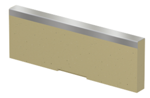 Lukket endegavl til lavprofilrende