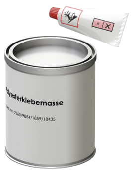 Polyester-klæbemasse